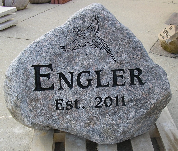 engraved rocks hansen monument